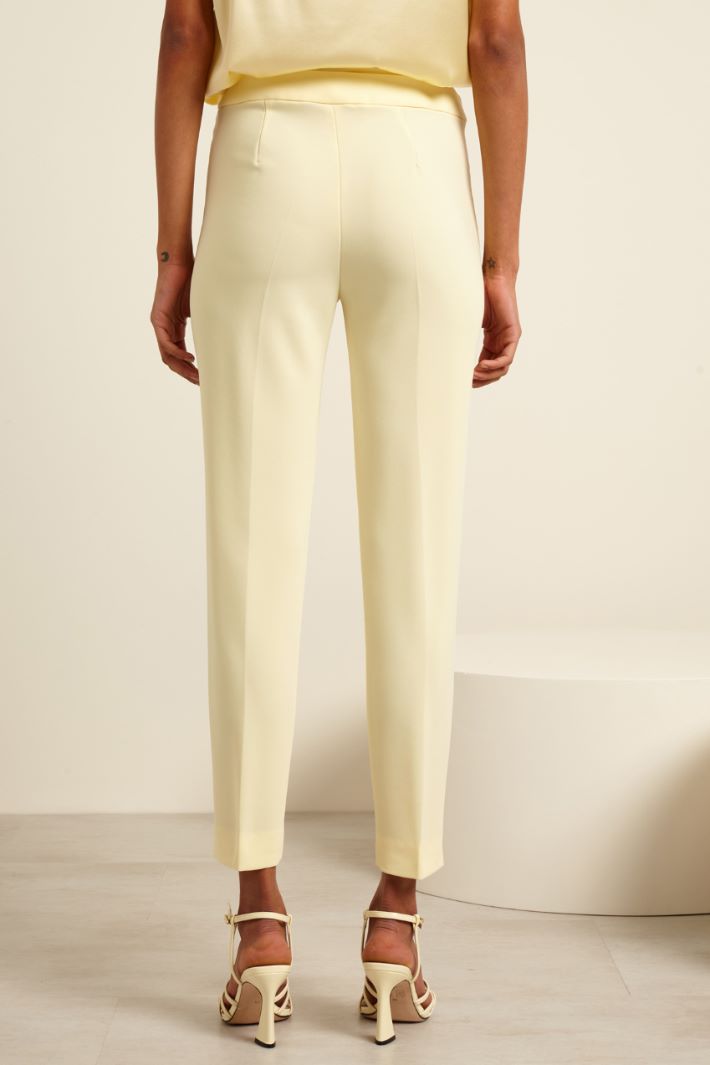 Pantaloni a sigaretta in cady Fashion Market