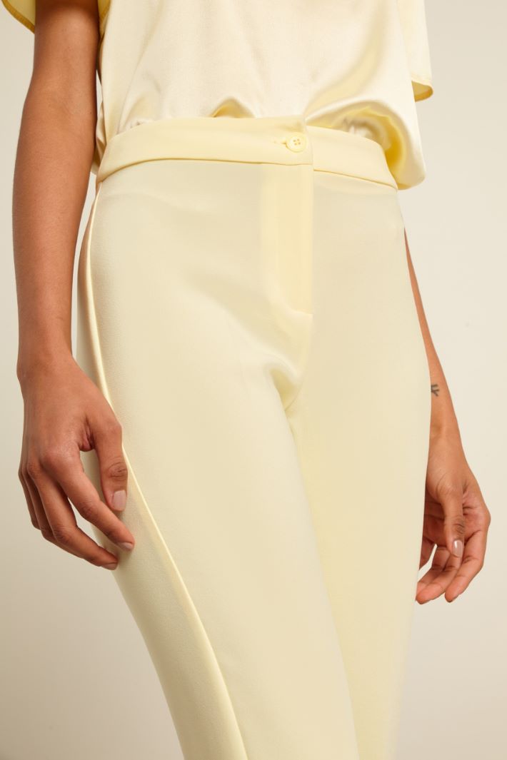 Pantaloni a sigaretta in cady Fashion Market