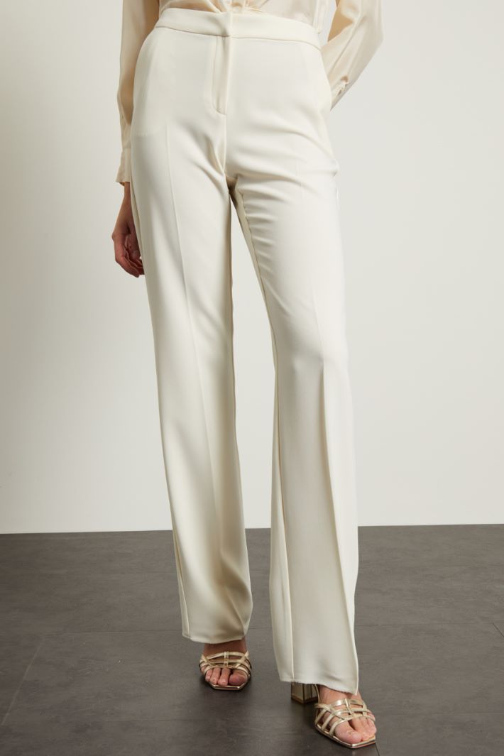 Pantaloni a palazzo in cady Fashion Market