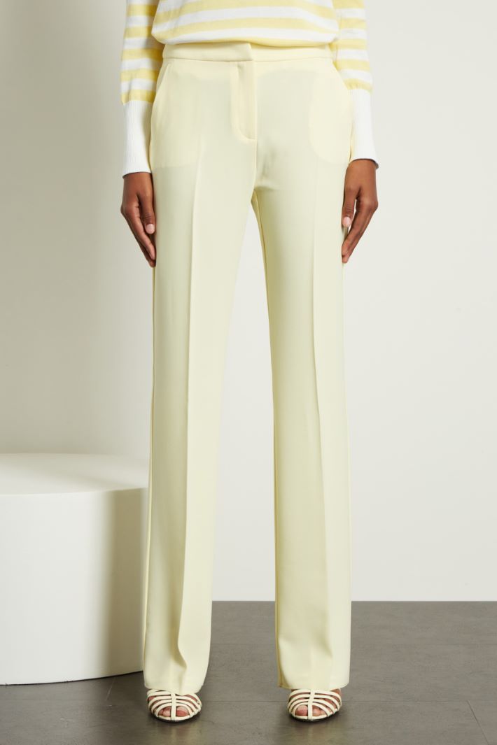 Pantaloni a palazzo in cady Fashion Market