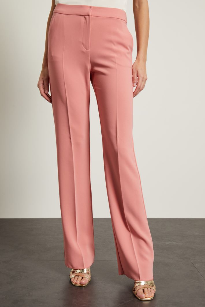 Pantaloni a palazzo in cady Fashion Market