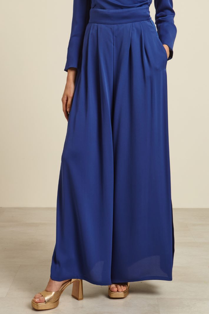 Pantalone palazzo in seta  Fashion Market