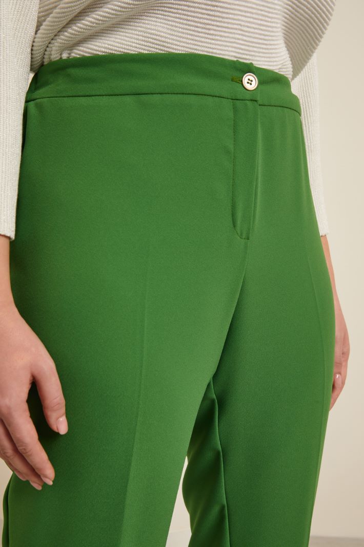 Pantaloni in enver satin Fashion Market