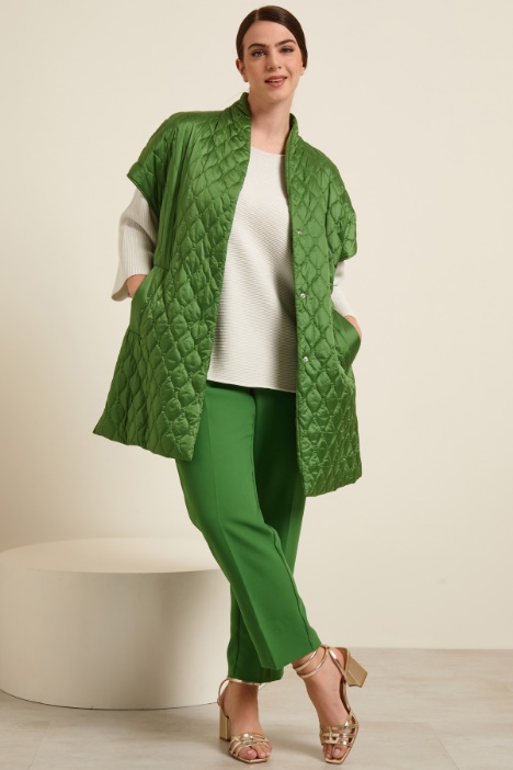 Pantaloni in enver satin Fashion Market