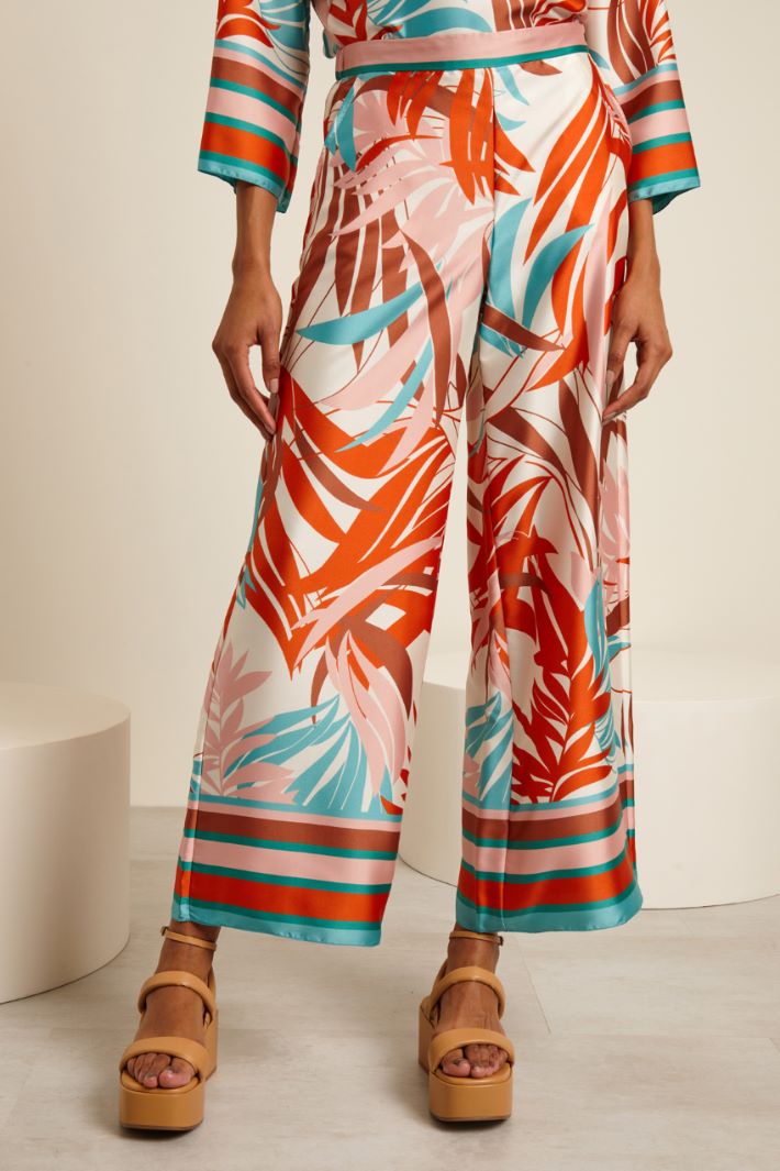 Pantaloni ampi stampati Fashion Market