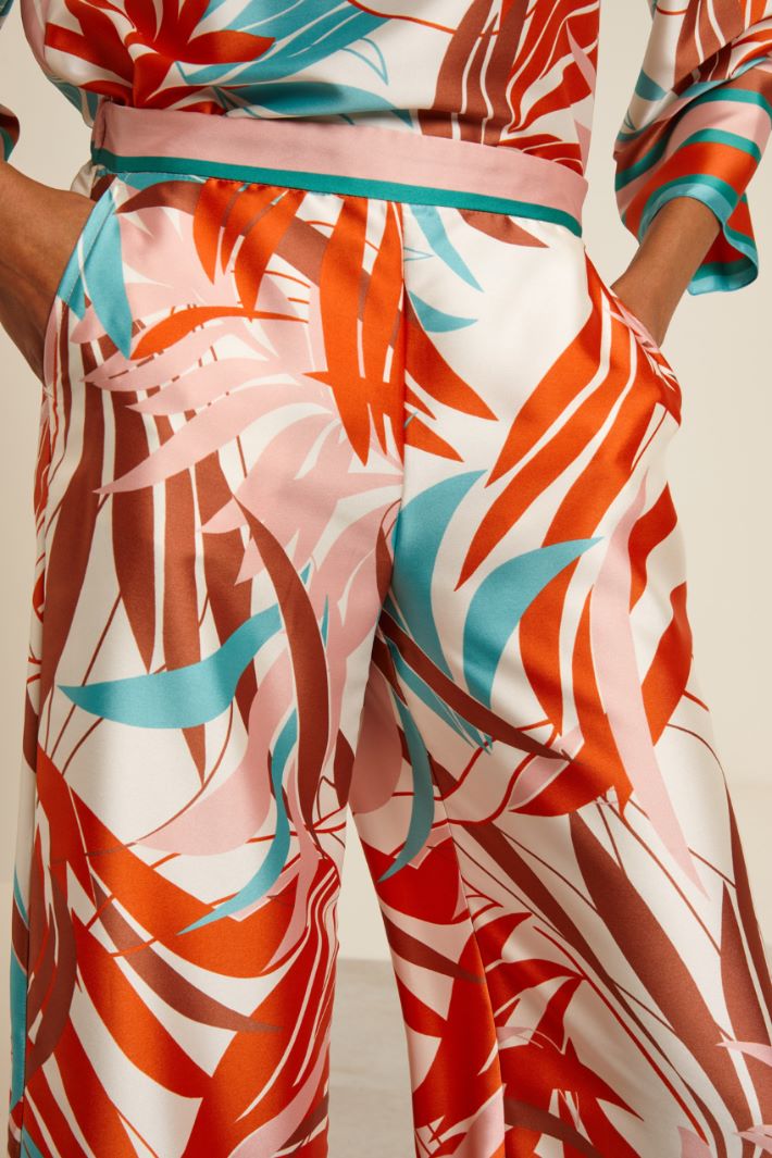 Pantaloni ampi stampati Fashion Market