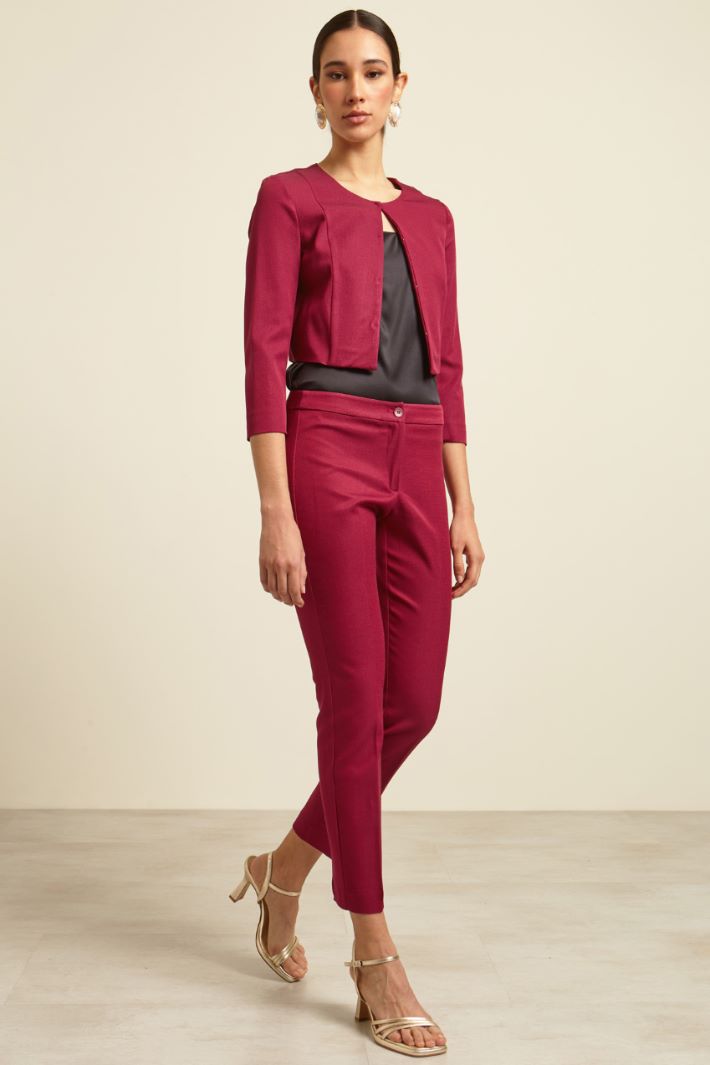 Pantaloni in faille di cotone  Fashion Market