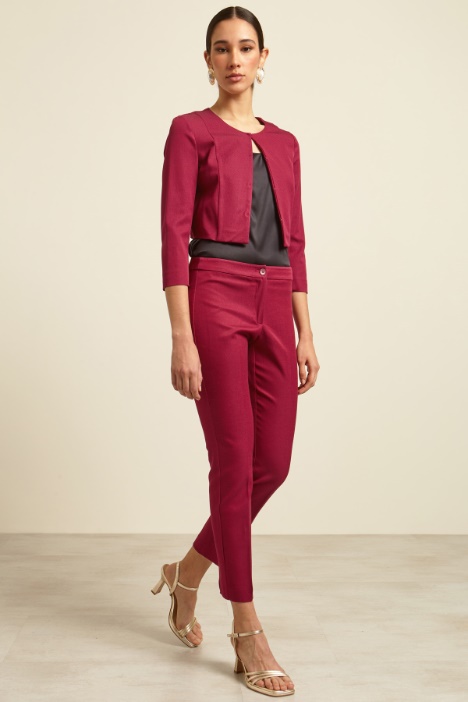 Pantaloni in faille di cotone  Fashion Market