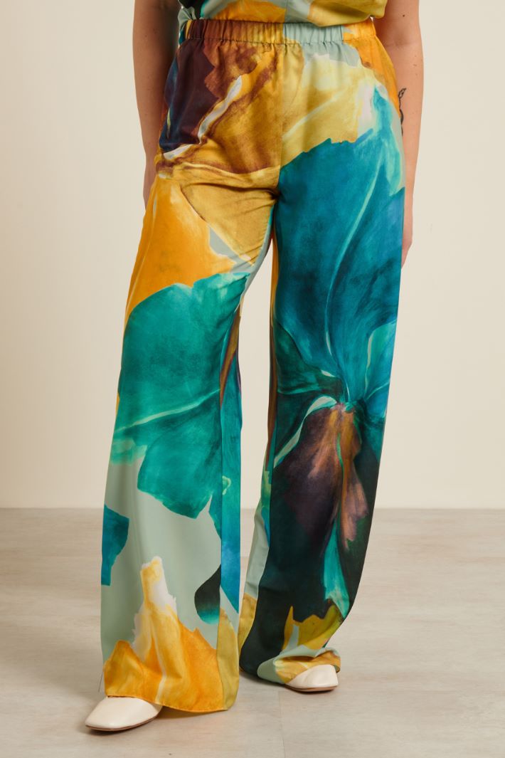 Pantaloni fluidi stampati Fashion Market Pantaloni fluidi stampati Fashion Market