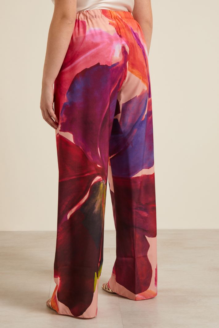 Pantaloni fluidi stampati Fashion Market