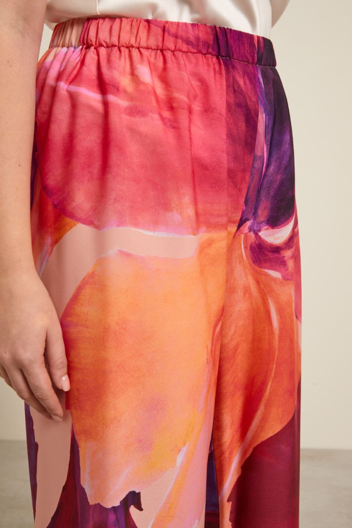 Pantaloni fluidi stampati Fashion Market