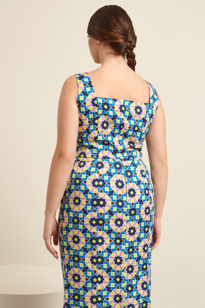 Crop top a bustino Fashion Market