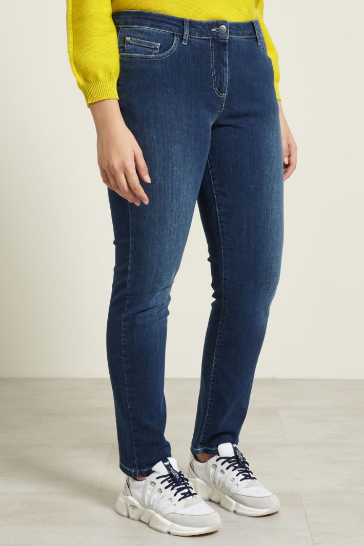 Jeans slim in cotone Fashion Market