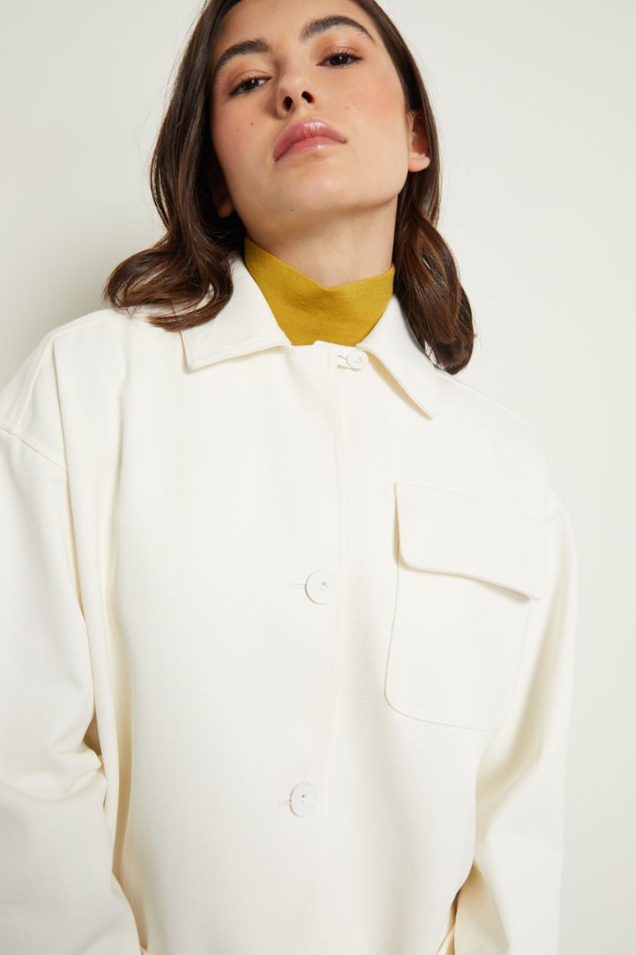 Casacca in drill di cotone Fashion Market