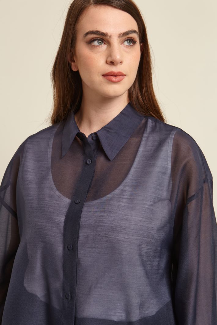 Camicia in organza lamè Fashion Market