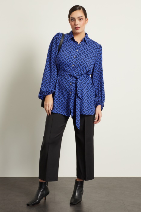 Casacca in cady con cintura Fashion Market