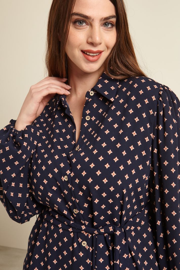 Casacca in cady con cintura Fashion Market