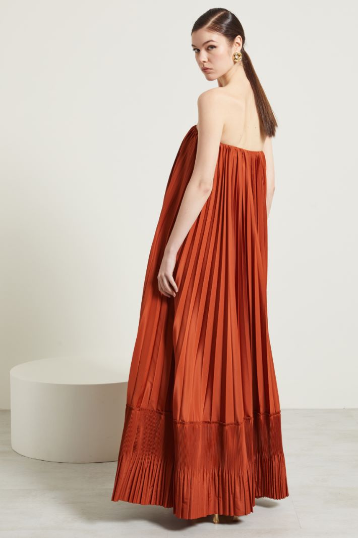 Abito lungo plissettato Fashion Market