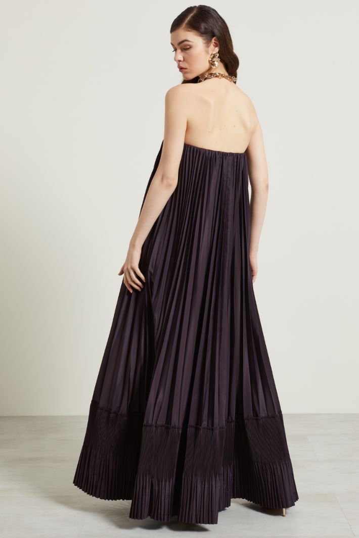 Abito lungo plissettato Fashion Market