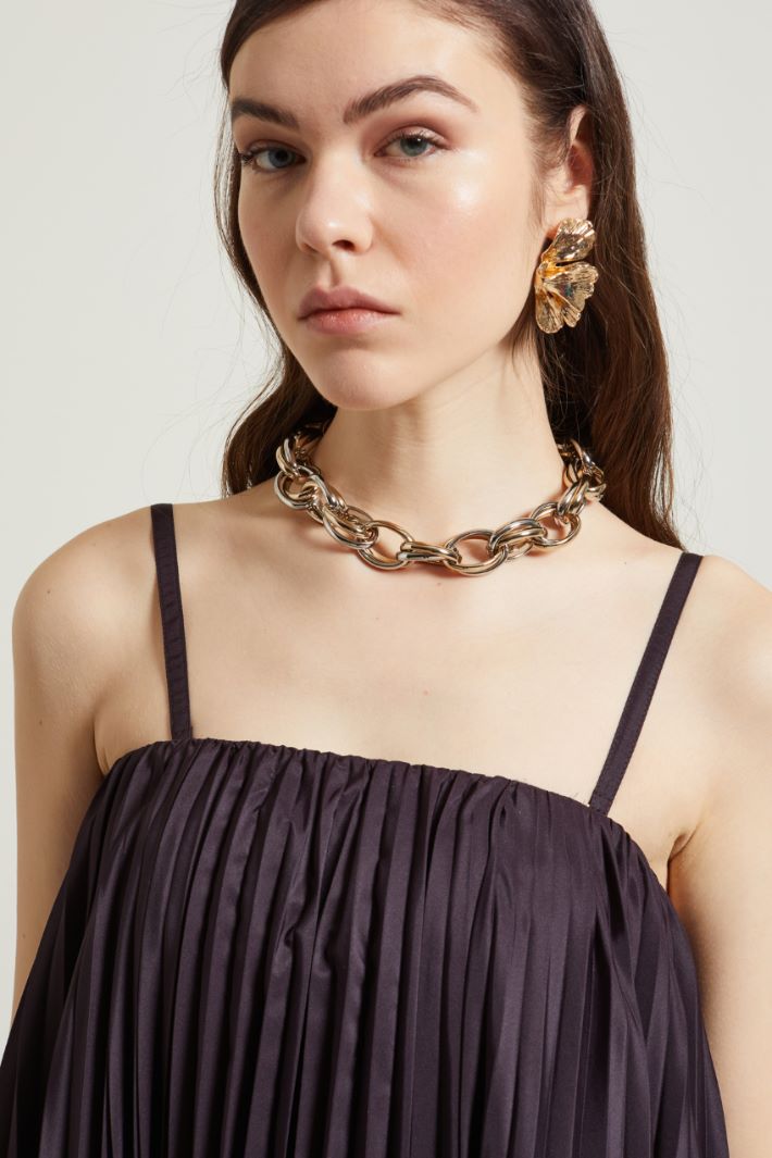 Abito lungo plissettato Fashion Market