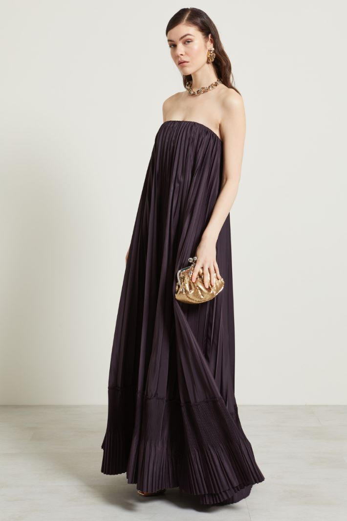Abito lungo plissettato Fashion Market