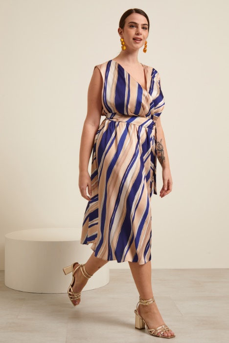 Abito in twill stampato Fashion Market