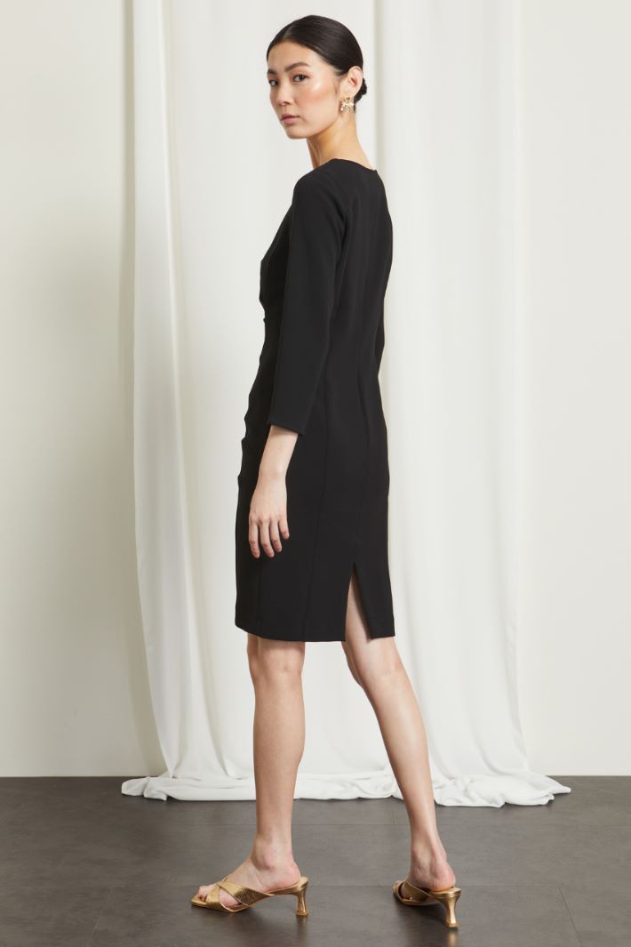 Tubino con strass e drappeggio Fashion Market