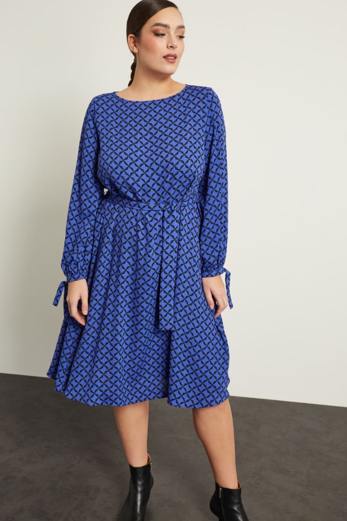 Abito in cady stampato Fashion Market