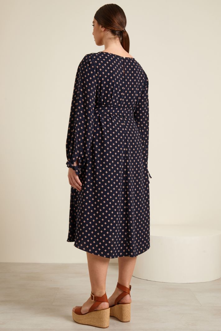 Abito in cady stampato Fashion Market