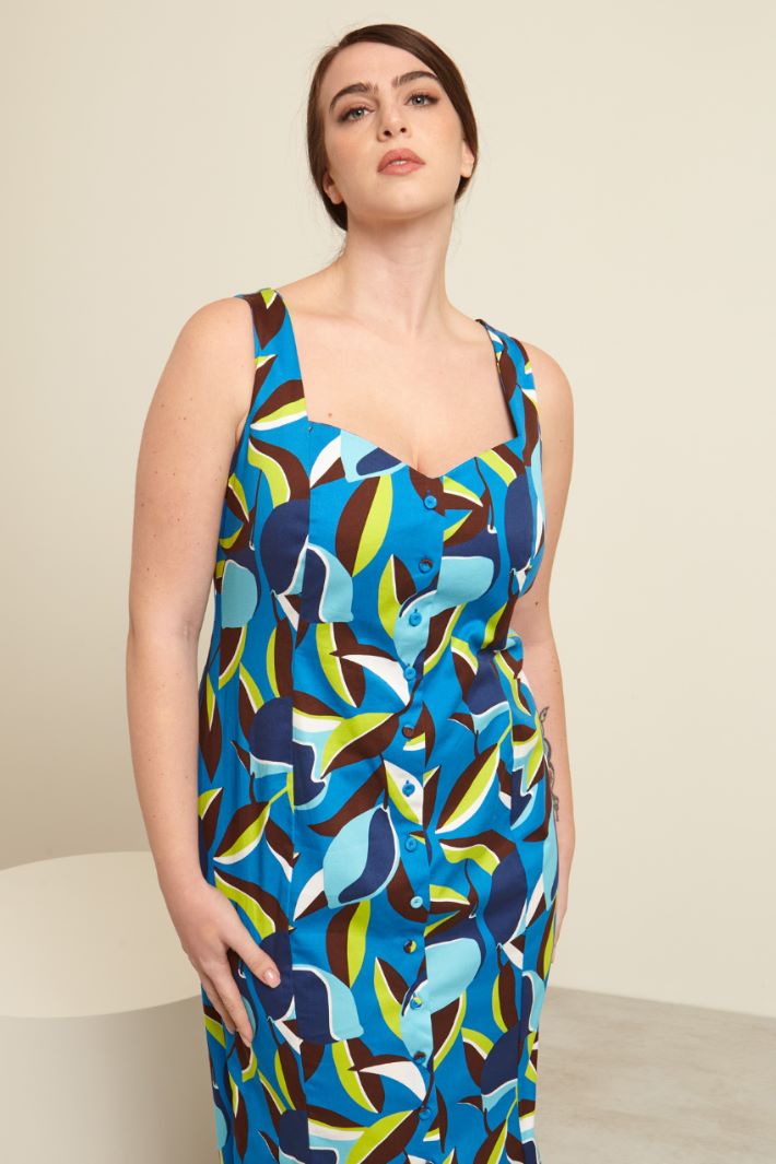 Abito a sirena stampato Fashion Market