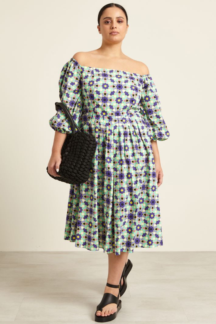 Abito in popeline di cotone Fashion Market