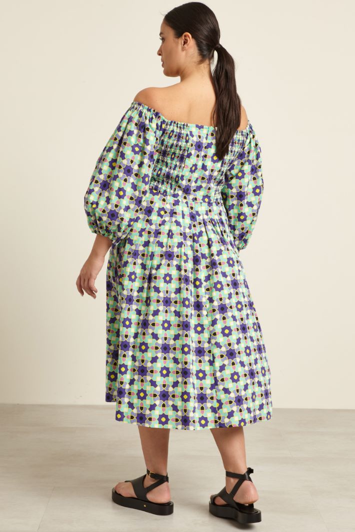 Abito in popeline di cotone Fashion Market