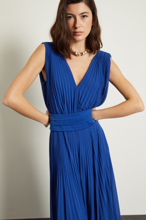 Tuta in georgette con cintura Fashion Market