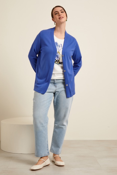 Cardigan in viscosa stretch Fashion Market