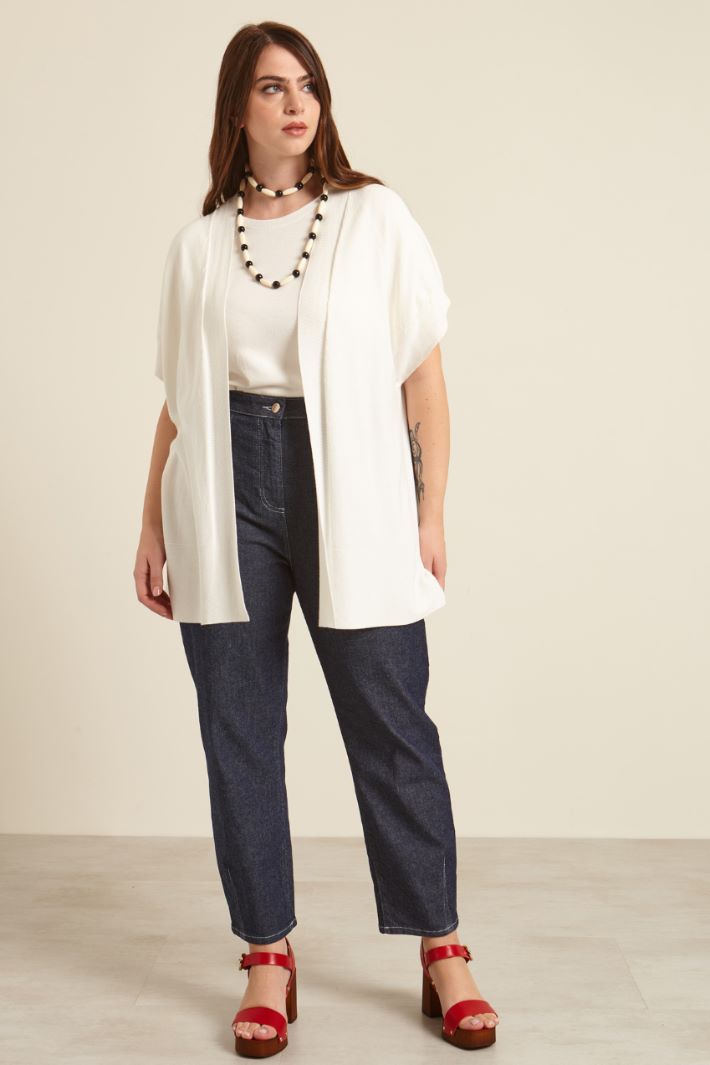Cardigan con maniche corte Fashion Market