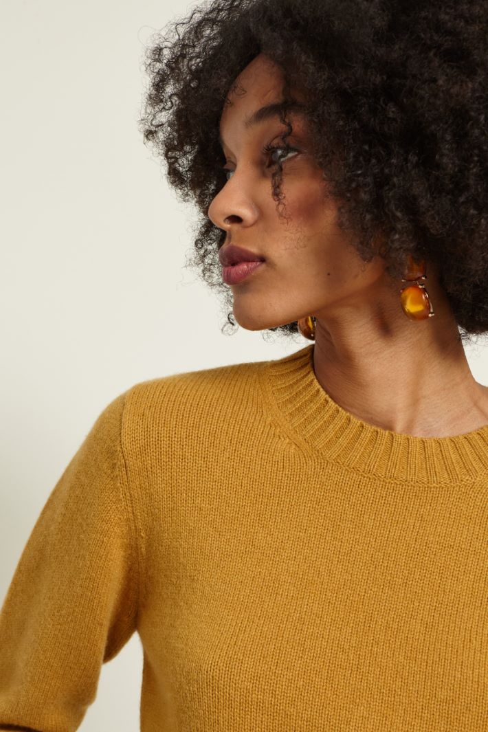 Maglia cropped in cashmere Fashion Market