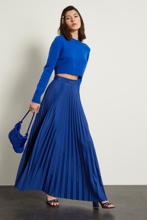 Maglia cropped in cashmere Fashion Market