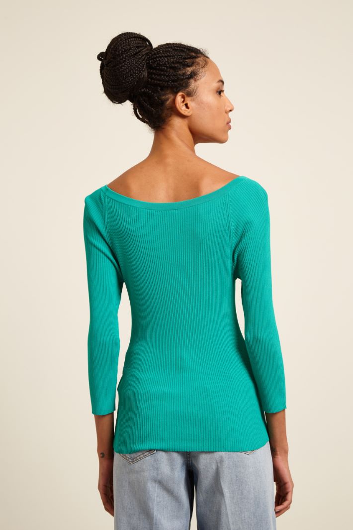 Maglia con scollo a barchetta Fashion Market