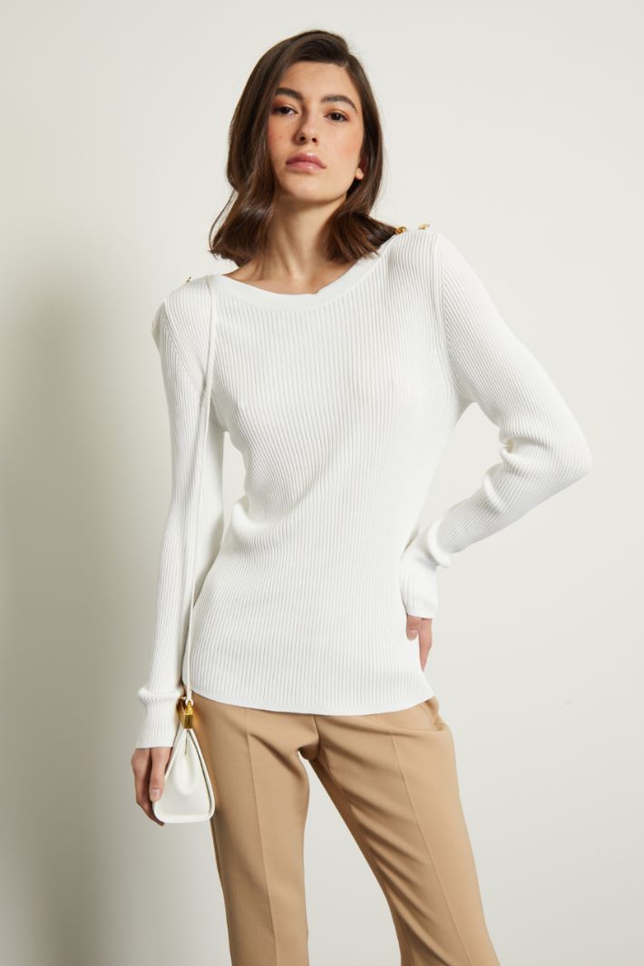 Maglia con bottoni decorativi Fashion Market Maglia con bottoni decorativi Fashion Market