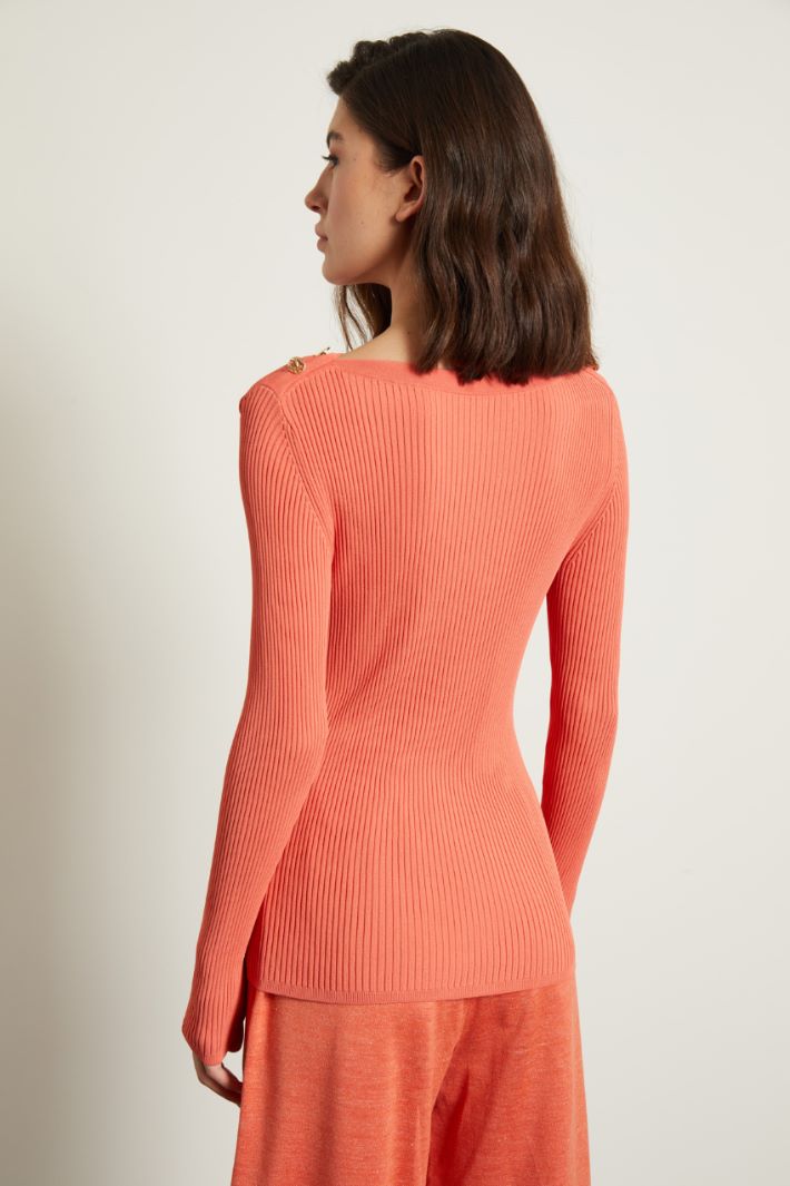 Maglia con bottoni decorativi Fashion Market