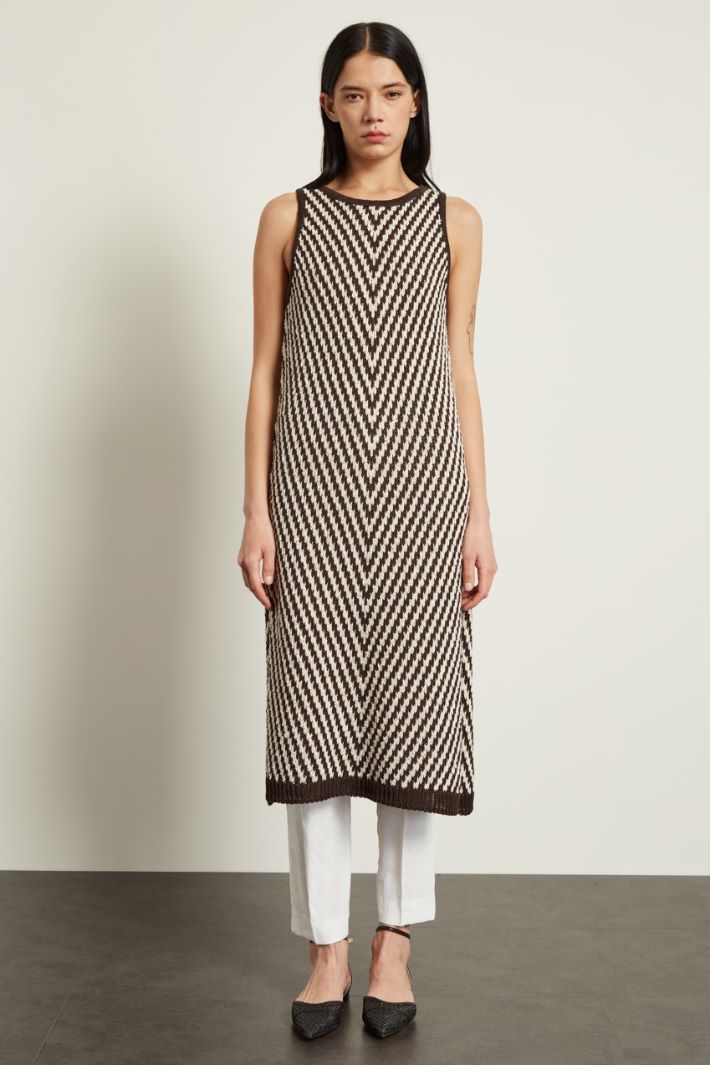 Abito smanicato in maglia Fashion Market Abito smanicato in maglia Fashion Market