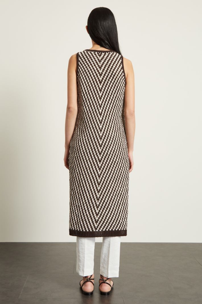 Abito smanicato in maglia Fashion Market Abito smanicato in maglia Fashion Market