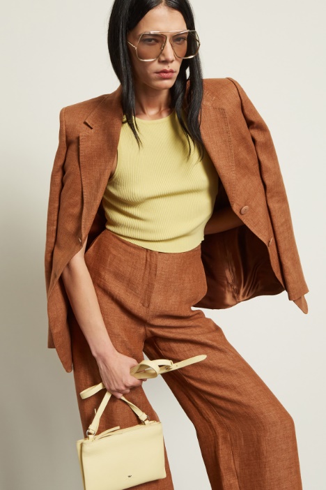 Crop top a coste Fashion Market