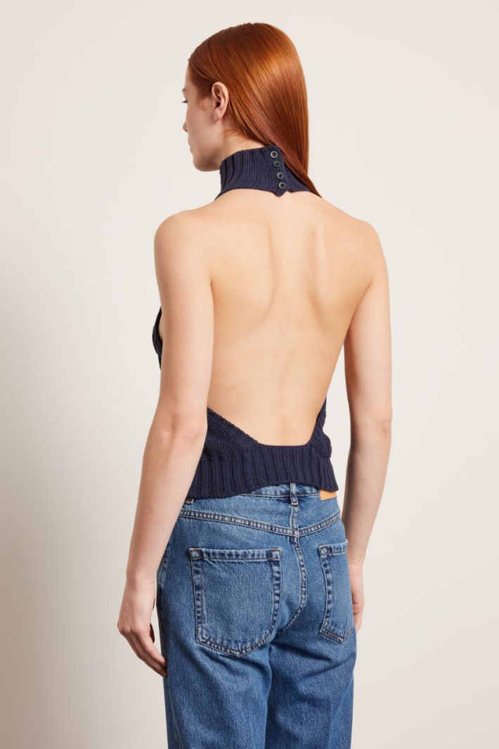 Top cut out in maglia Fashion Market