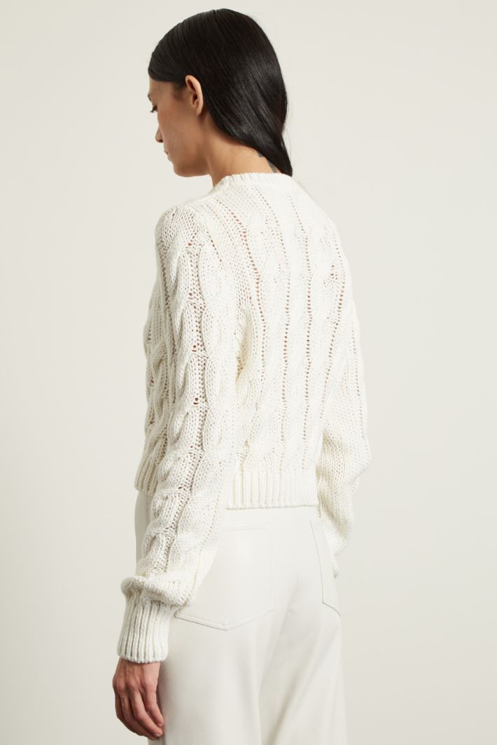 Maglia cropped a trecce Fashion Market