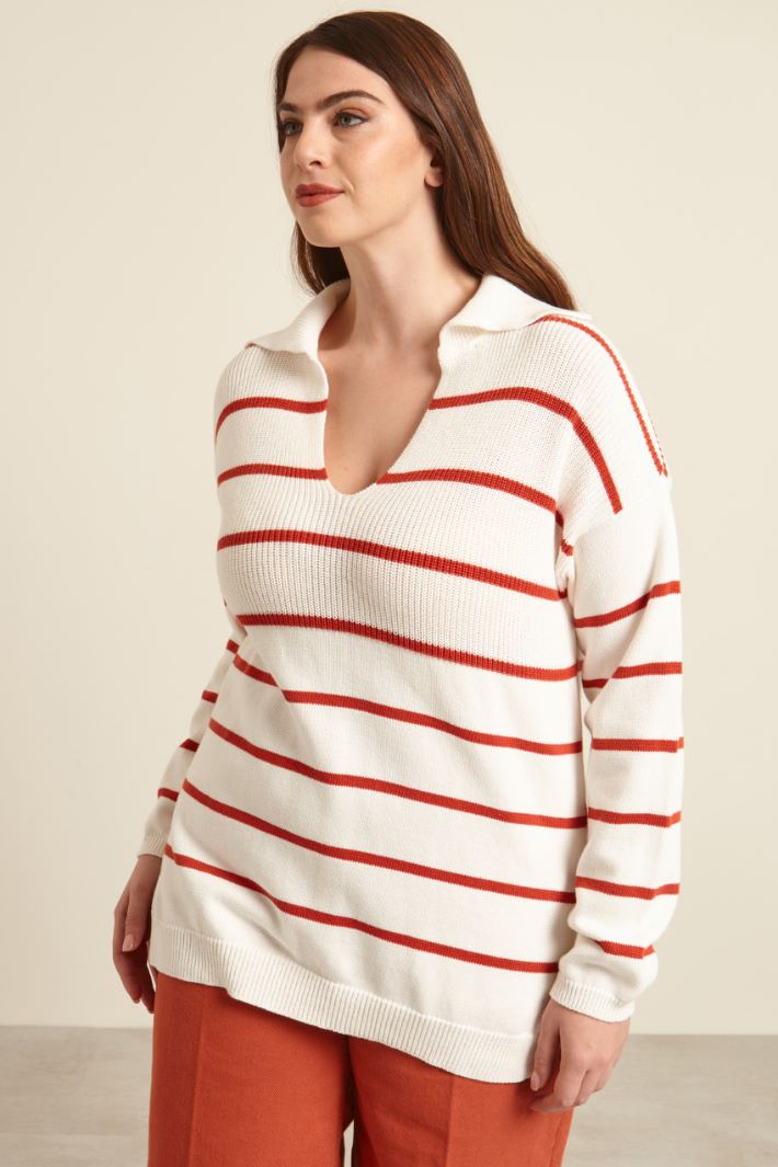 Maglia morbida con colletto  Fashion Market