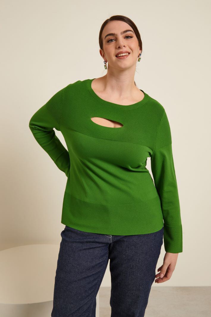 Maglia con cut out Fashion Market Maglia con cut out Fashion Market