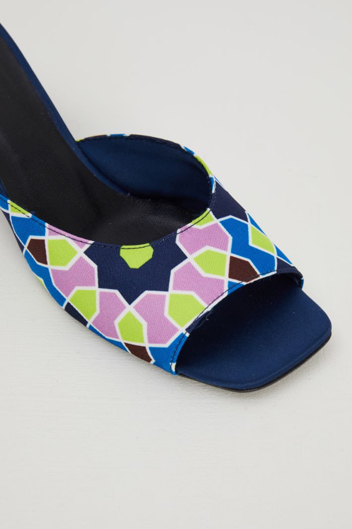 Sandali twill stampato Fashion Market Sandali twill stampato Fashion Market