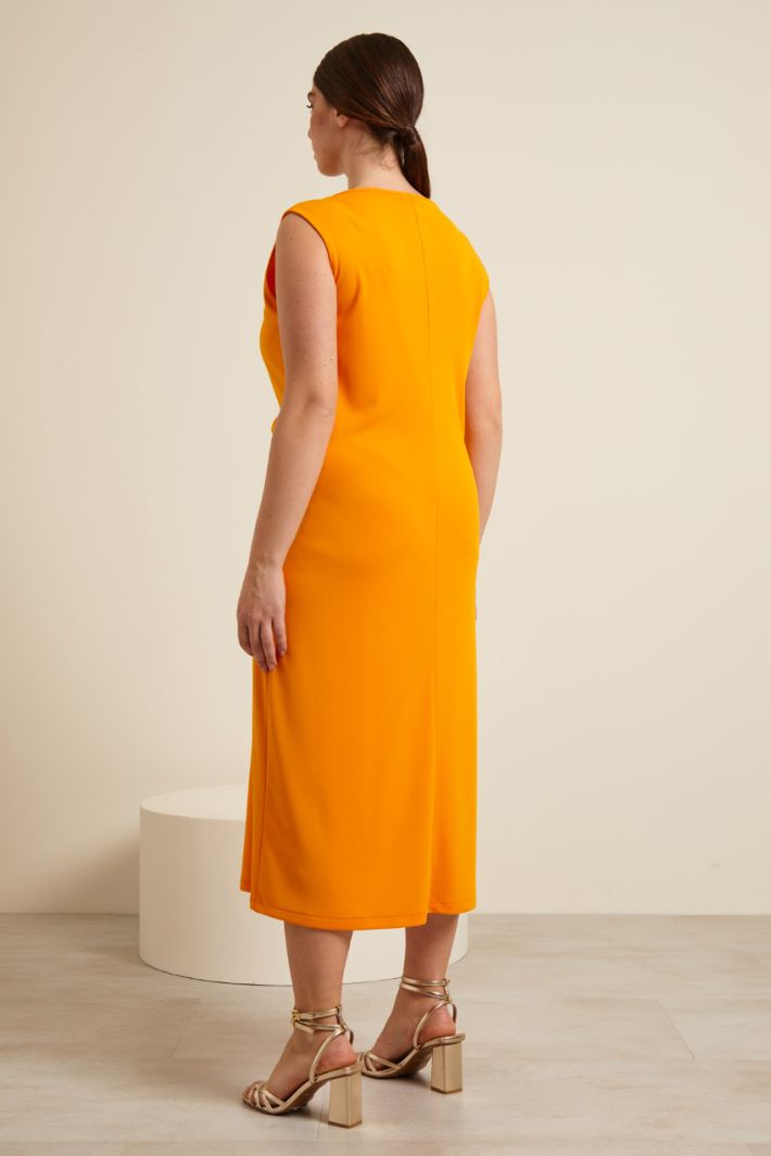 Abito in jersey con motivo annodato Fashion Market