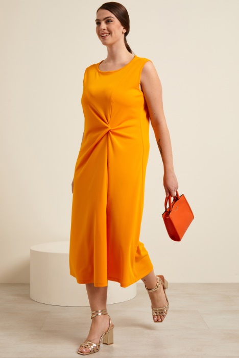 Abito in jersey con motivo annodato Fashion Market